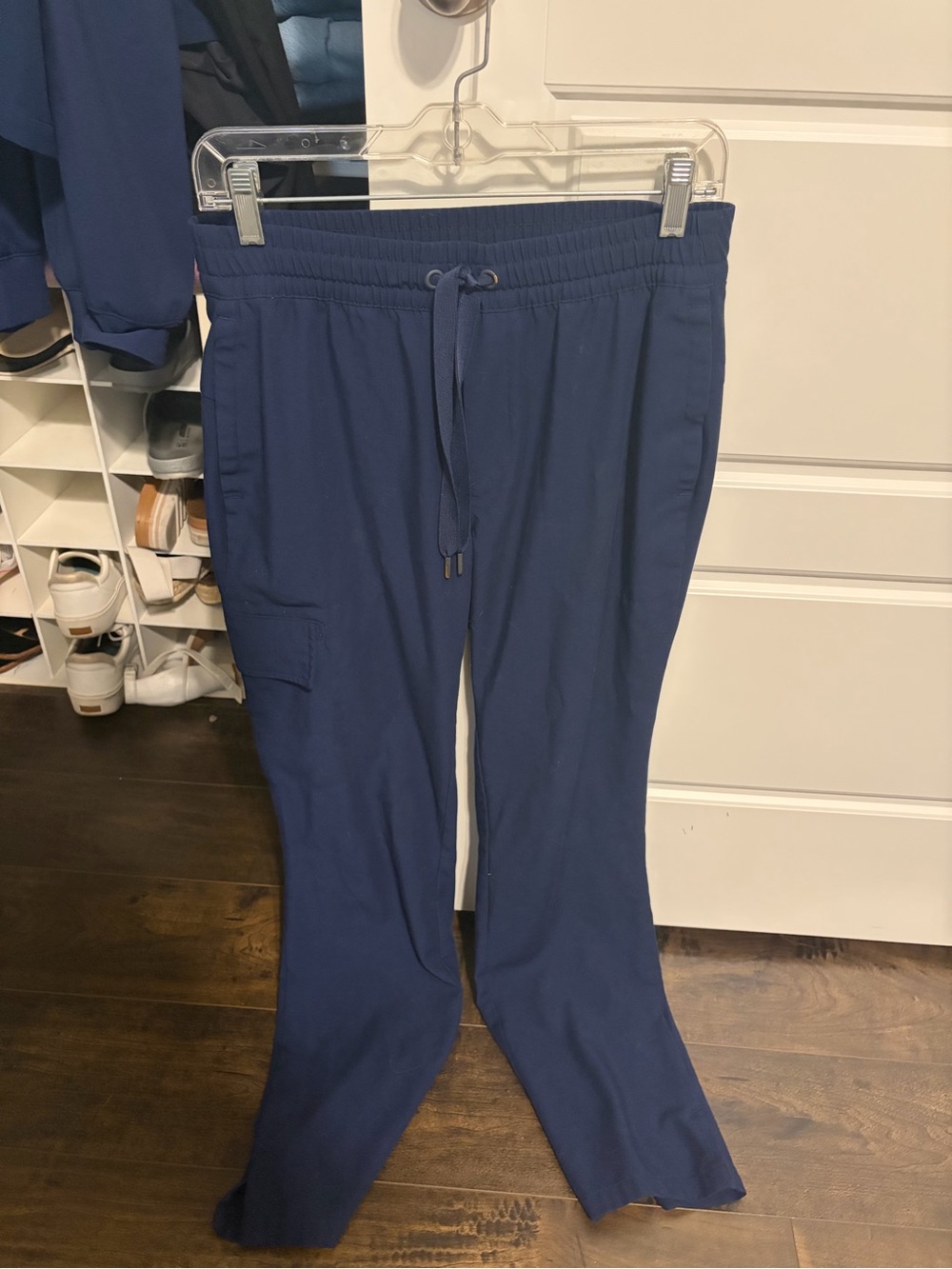Women's Navy healing hands scrub pants